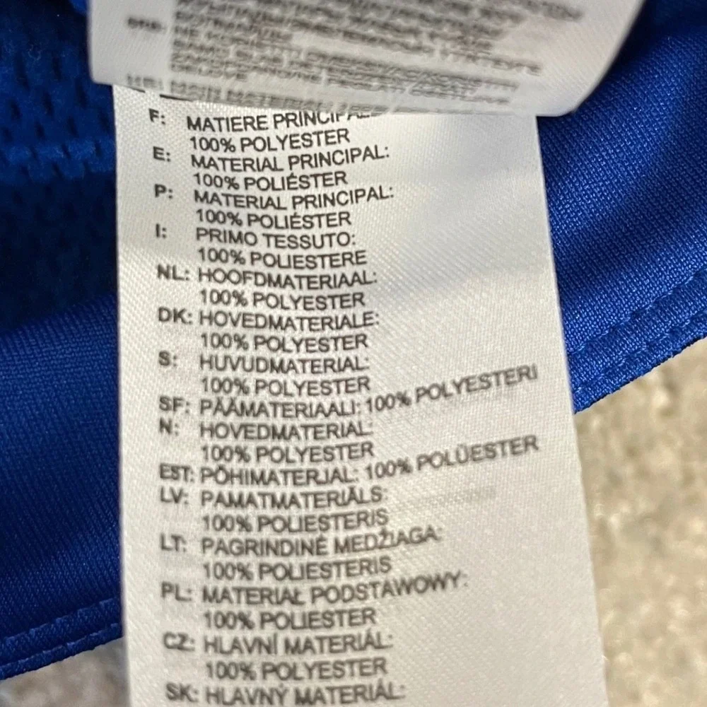 Adidas Hoodie Mens Large Blue NEW Kansas Jayhawks Lawrence KS Pullover